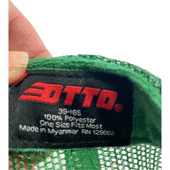 OTTO Kelly Green "Country Bumkin" Trucker Snap Back Hat - Picture 5 of 6